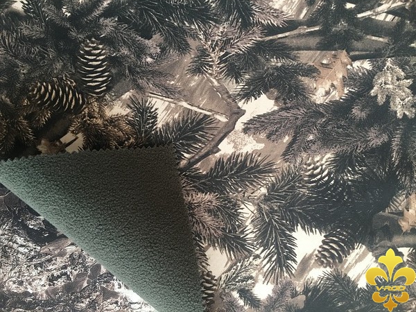 240T PONGEE PRINT BONGDING FLEECE