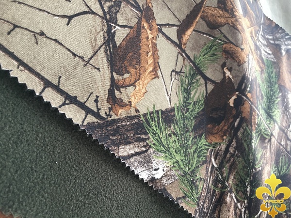 KNITED PRINT BONDING FLEECE